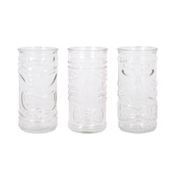 Tiki glas sortiert dekorationen cl 50