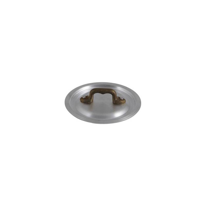 Aluminium lid with bronze handle 4.92 inch