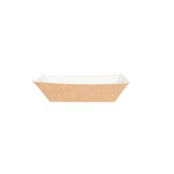 Brown paper mini boat 4.21x2.83x1.18 inch