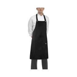 Egochef Rock Black apron with bib and pocket 27.56x35.43 inch