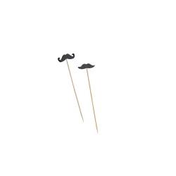 Moustache wooden stick 4.72 inch