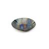 100% Chef Nebula iridescent glass coupe plate 8.66 inch