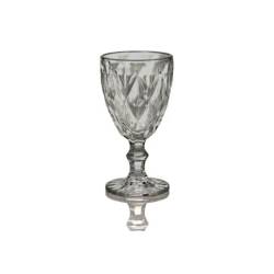 Loire grey glass water goblet 9.46 oz.