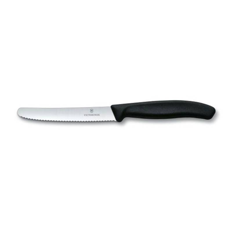 Coltello tavola seghettato Victorinox in acciaio inox cm 10