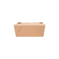 American kraft greaseproof paper container 5.98x4.72x2.56 inch