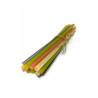 Cereal biodegradable straws in assorted colors cm 20x0.6
