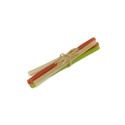 Cereal biodegradable straws assorted colours 5.90x0.31 inch