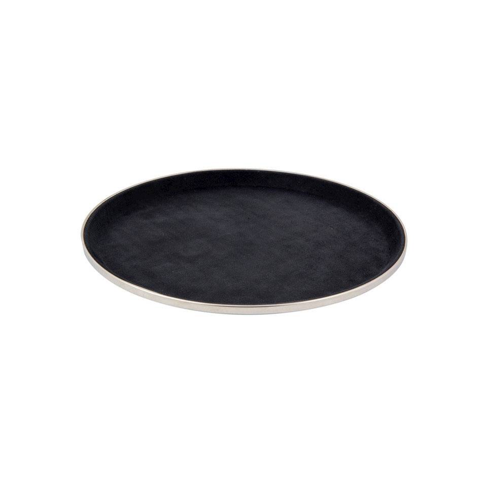 Non-slip glass fibre with reinforced rim tray 13.78 inch