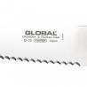 Global stainless steel serrated bread knife 7.87 inch