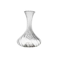 Vertigo glass decanter with stopper 0.39 gal