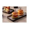 Tenerife grey melamine rectangular tray 7.48x4.48x0.78 inch