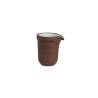 Maham Studio Steelite Spice creamer brown and white stoneware 1.45 oz.