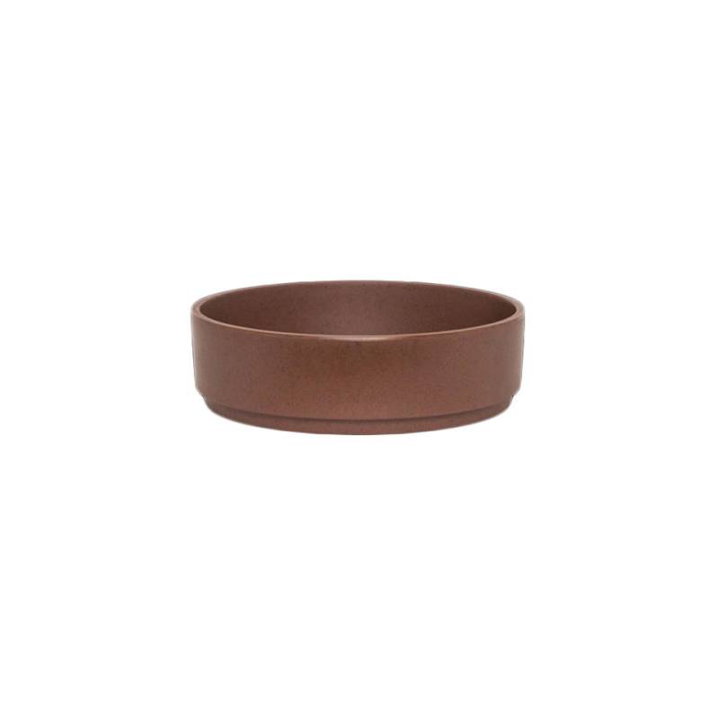 Cali Redwood Creations brown redwood melamine stackable saucer 16 cm