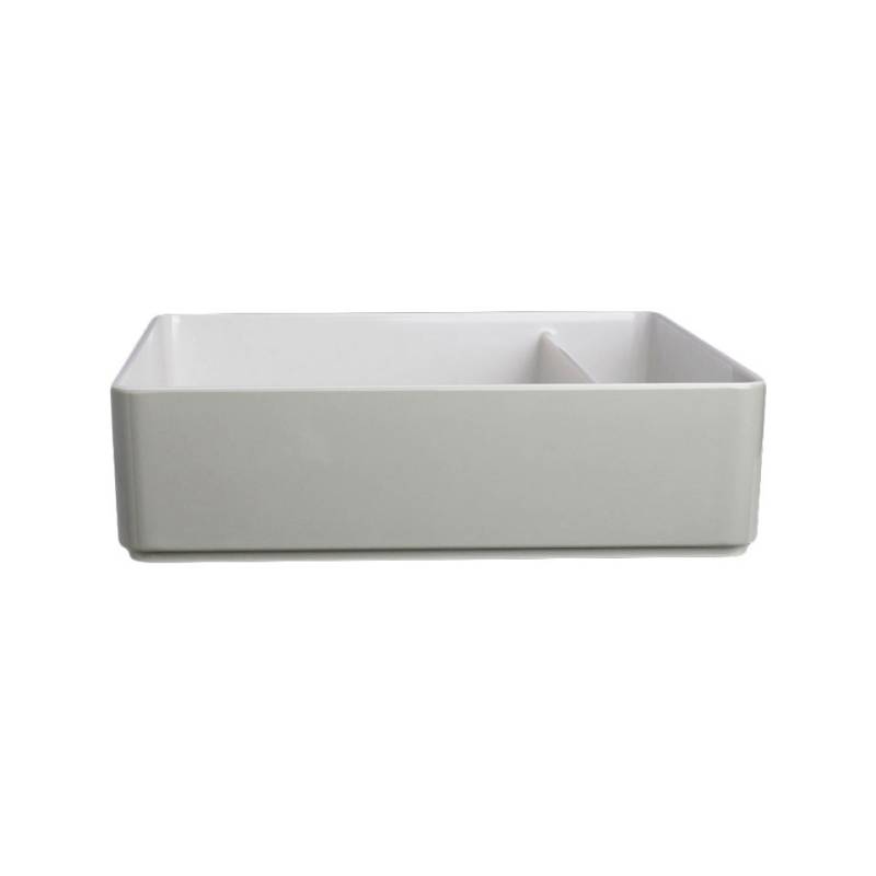 Contenitore Nu Bento Box in melamina grigia cm 26,5x25,5