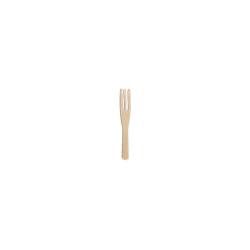 Mini forchetta Jungle 3 punte in legno cm 8