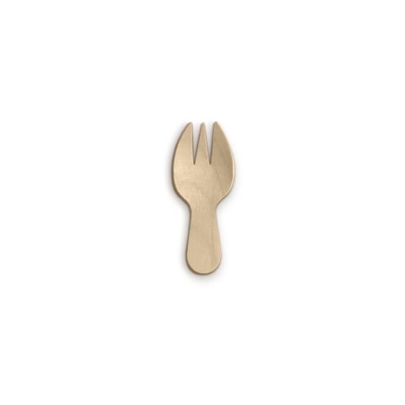 Mini Jungle 3-pronged wooden fork 2.36 inch
