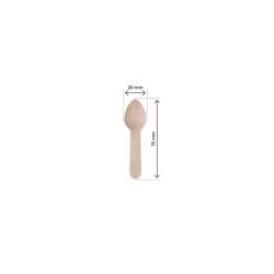 Wooden small spoon 2.95 inch