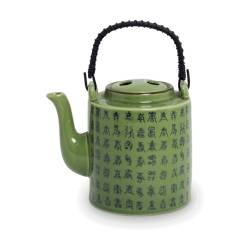 Celadon teapot in green porcelain lt 1