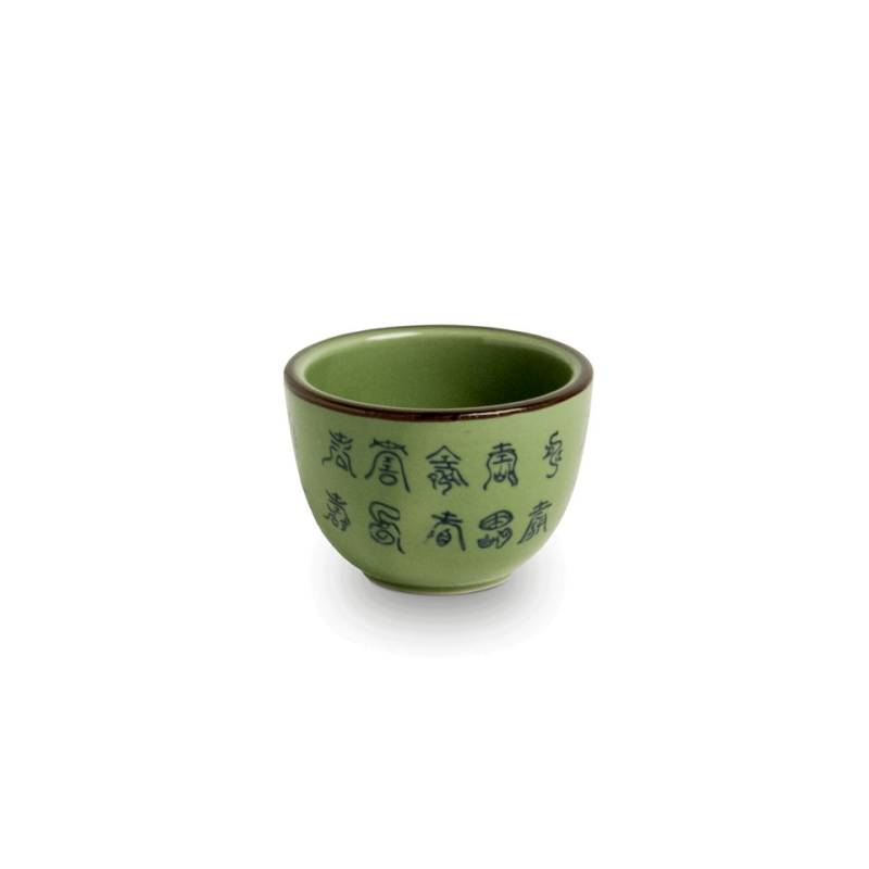 Tazzina tè Celadon in porcellana verde cl 12
