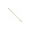 Miscelatore stirrer swizzle stick in acciaio dorato cm 21