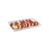 Edina white porcelain rectangular tray 8.26x5.11 inch