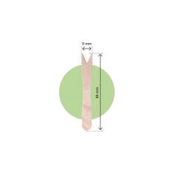 Fourchette en bois Piques Frites 8.5 cm