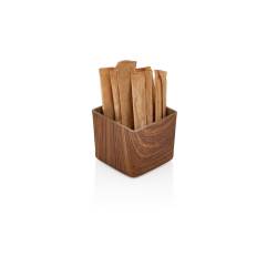 Ps wood-effect square cup 2.75x2.75x2.36 inch