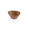 Wood-effect ps triangle cup 3.93x3.93x1.37 inch