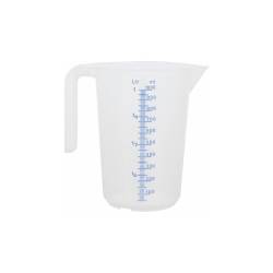 Polypropylene measuring jug 0.26 gal