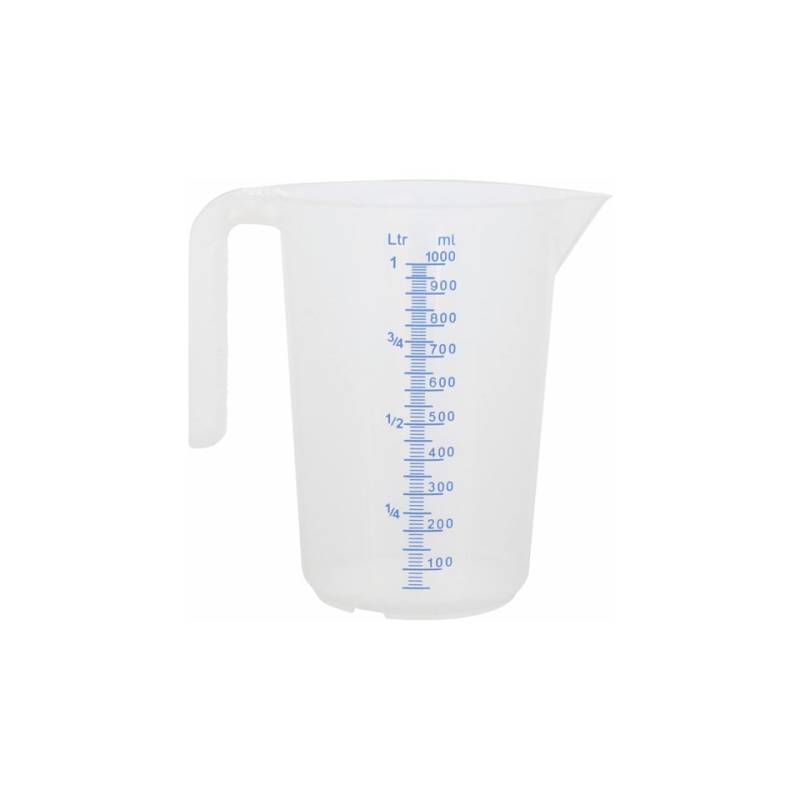 Polypropylene measuring jug 0.26 gal