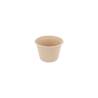 Bionic ecru bagasse round cup 4.73 oz.