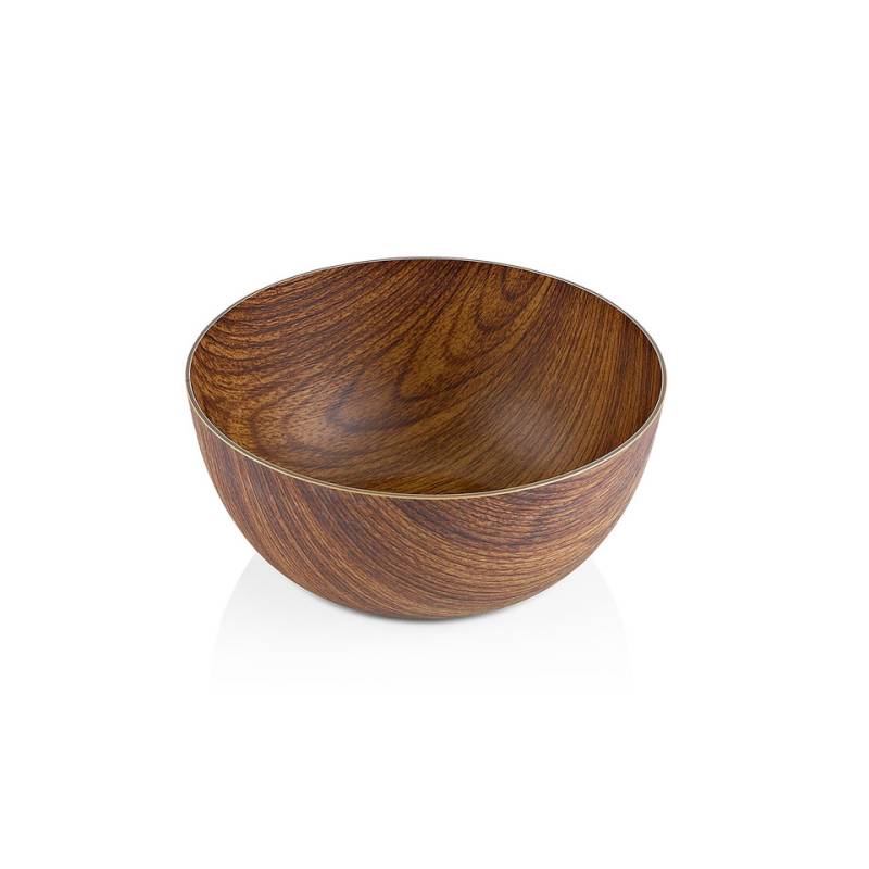 Salatschüssel in Holzoptik ps cm 24x10,7