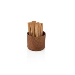 Ps wood-effect cylinder cup 2.75x3.34 inch