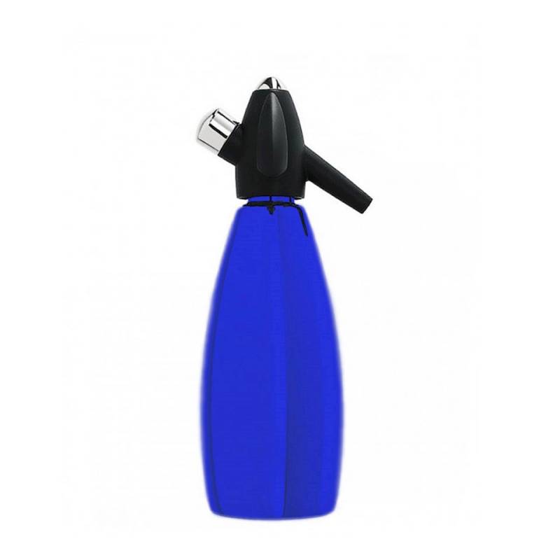 iSi soda siphon in blue steel lt 1