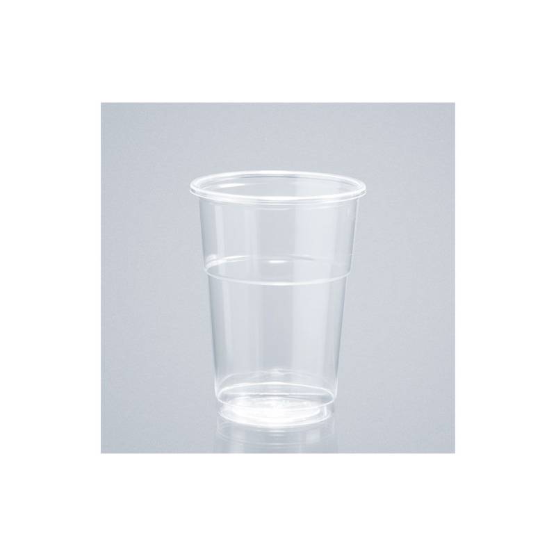 Premium transparent polypropylene tumbler with notch 8.45 oz.