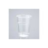 Premium transparent polypropylene tumbler with notch 8.45 oz.