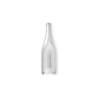 Piatto bottiglia Champagne in vetro trasparente cm 30x8,5x4