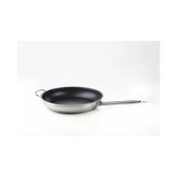 2 handles stainless steel low induction frying pan 12.60 inch