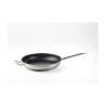 2 handles stainless steel low induction frying pan 12.60 inch