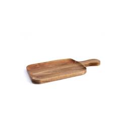 Acacia wood chopping board with handle 14.96x7.08x0.78 inch