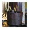 Kodama sparkling wine rack in dark brown ecowood