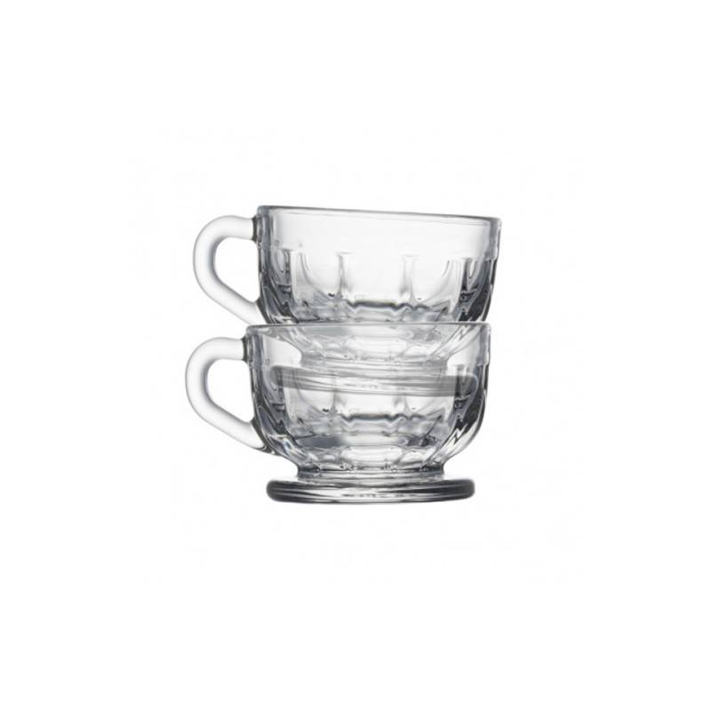 Flore glass coffee cup 3.38 oz.