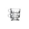 Flore glass coffee cup 3.38 oz.