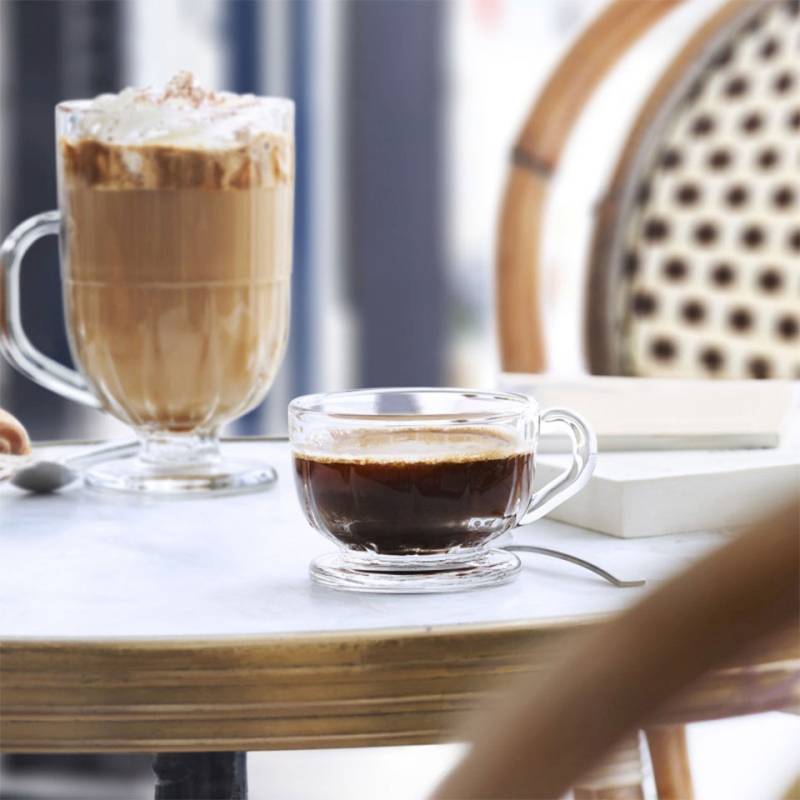 Tazza caffè Flore in vetro cl 10