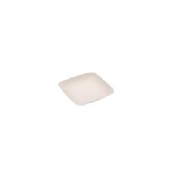 Bagasse square saucer cm 6.6x6.6