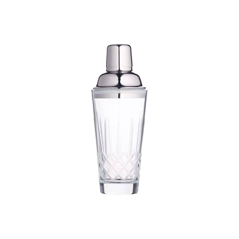 Stainless steel and glass shaker cobbler 11.83 oz.