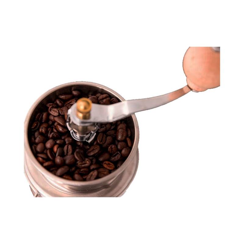 La Cafetière stainless steel and copper manual coffee grinder 