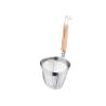 Chinese stainless steel spaghetti strainer with wooden handle 