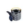 Mikasa Satori porcelain teapot with blue decoration 16.90 oz.