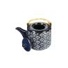 Mikasa Satori porcelain teapot with blue decorations cl 50